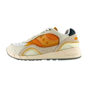 Saucony Shadow 6000 Transparent White Orange Sneakers, New Men's Shoes S70715-1